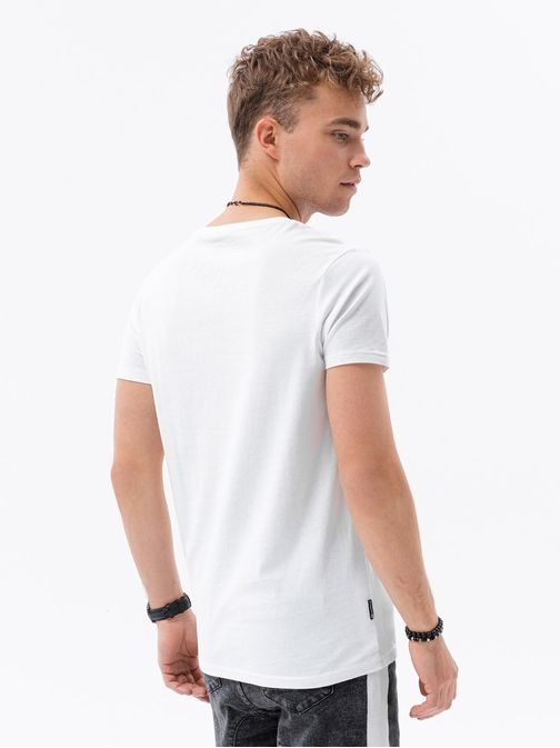 Trendové bílé tričko S1370