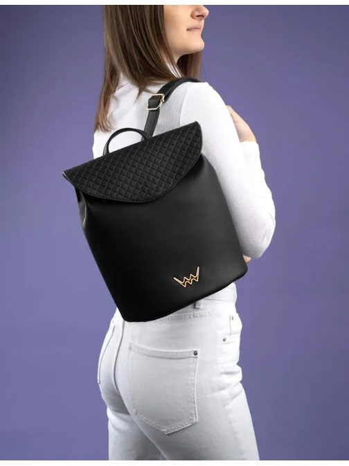 Trendy dámský batoh Samos v černé barvě