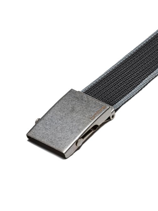 Pánský tmavě šedý pásek  A364
