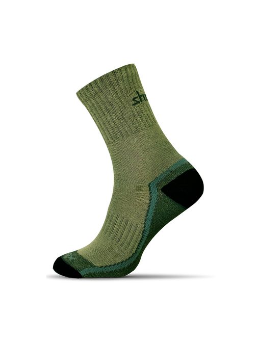 Tmavě zelené pohodlné pánské ponožky Sensitive