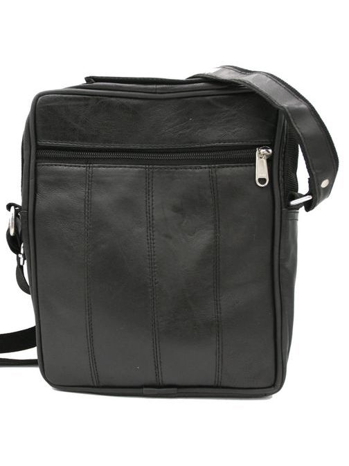 Moderní černá pánská taška přes rameno