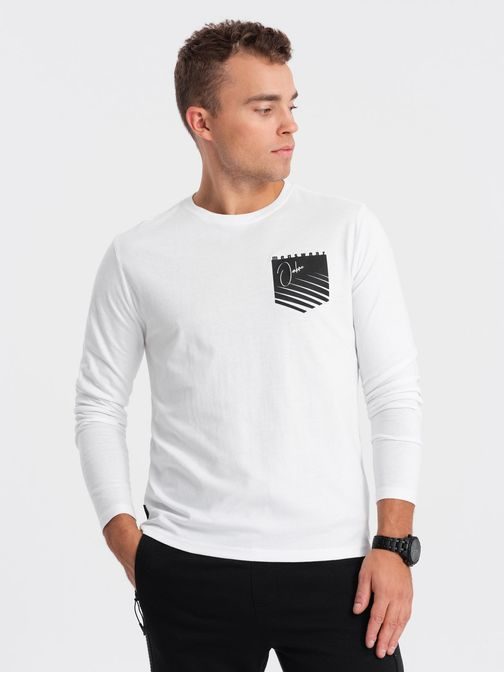 Trendy bílé tričko V1 LSPT-0118