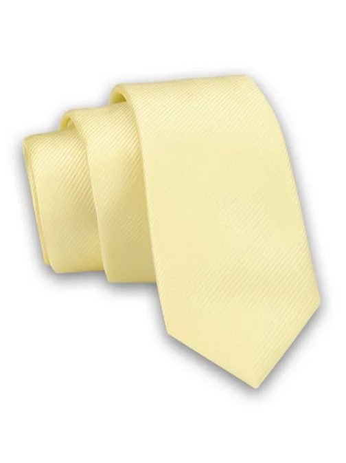 Pánská kravata v trendy žluté barvě