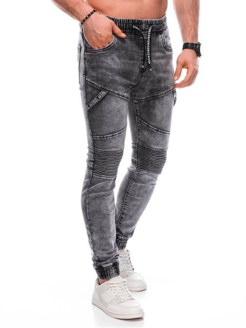 Trendy šedé jogger kalhoty P1465