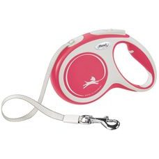 Flexi New Comfort M vodítko pásek 5m/25kg červená
