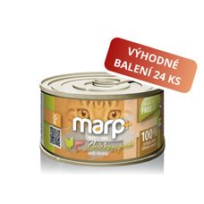 Marp Holistic Plus konzerva pro kočky – Kuřecí paté s krevetami 24x70g