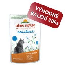 Almo Nature Holistic Sterilised s kuřetem 70g výhodné balení 30ks