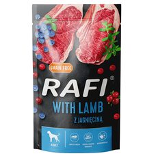 RAFI Paté jehněčí - kapsička pro psy 500g