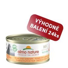 Almo Nature HFC Natural - Tuňák a krevety 70g výhodné balení 24ks