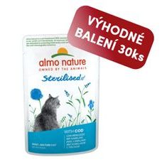 Almo Nature Holistic Sterilised - Treska 70g výhodné balení 30ks