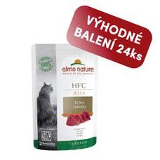 Almo Nature HFC Jelly - Tuňák v želé 55g výhodné balení 24ks
