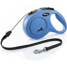 Flexi NEW CLASSIC M lanko 8m/20kg modrá