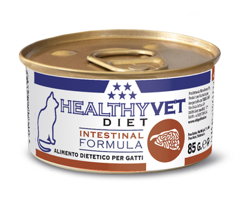HEALTHYVET DIET CAT INTESTINAL 85 G EXP 11/2023 SLEVA 50%