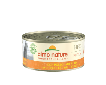 ALMO NATURE HFC KUŘECÍ PRO KOŤATA 150G EXP 07/2023 SLEVA 50%