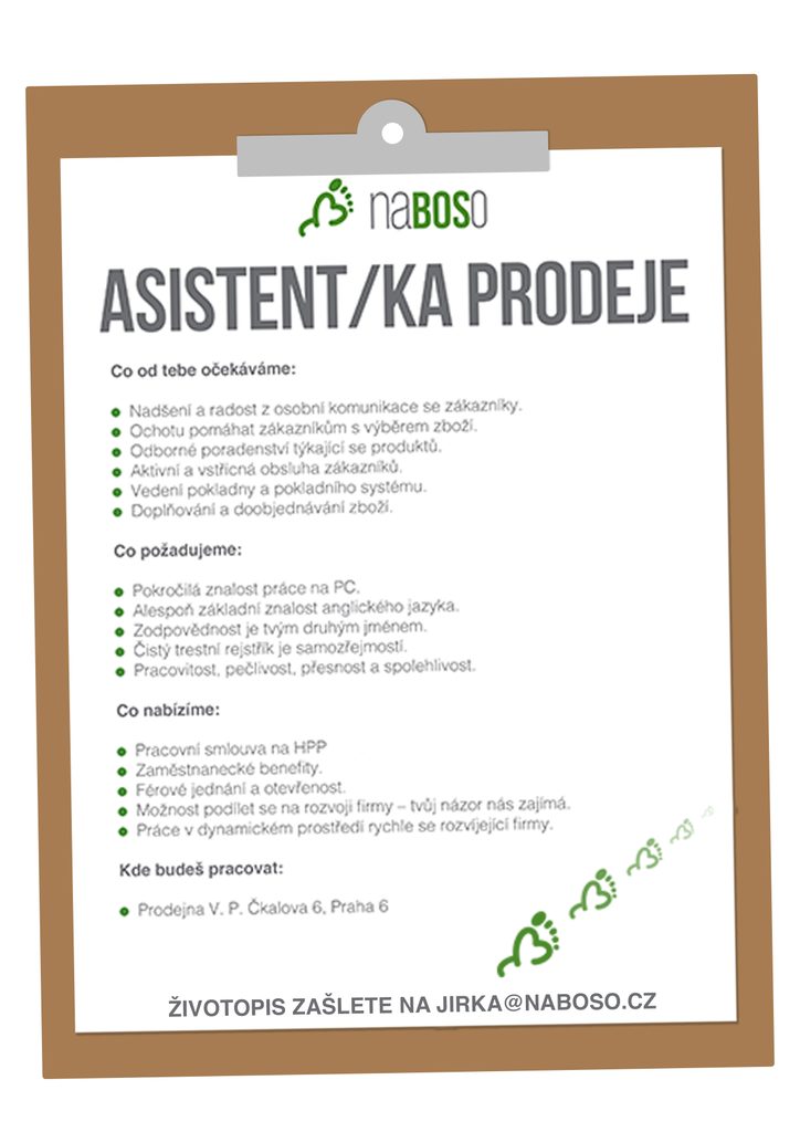 Hledáme právě TEBE?