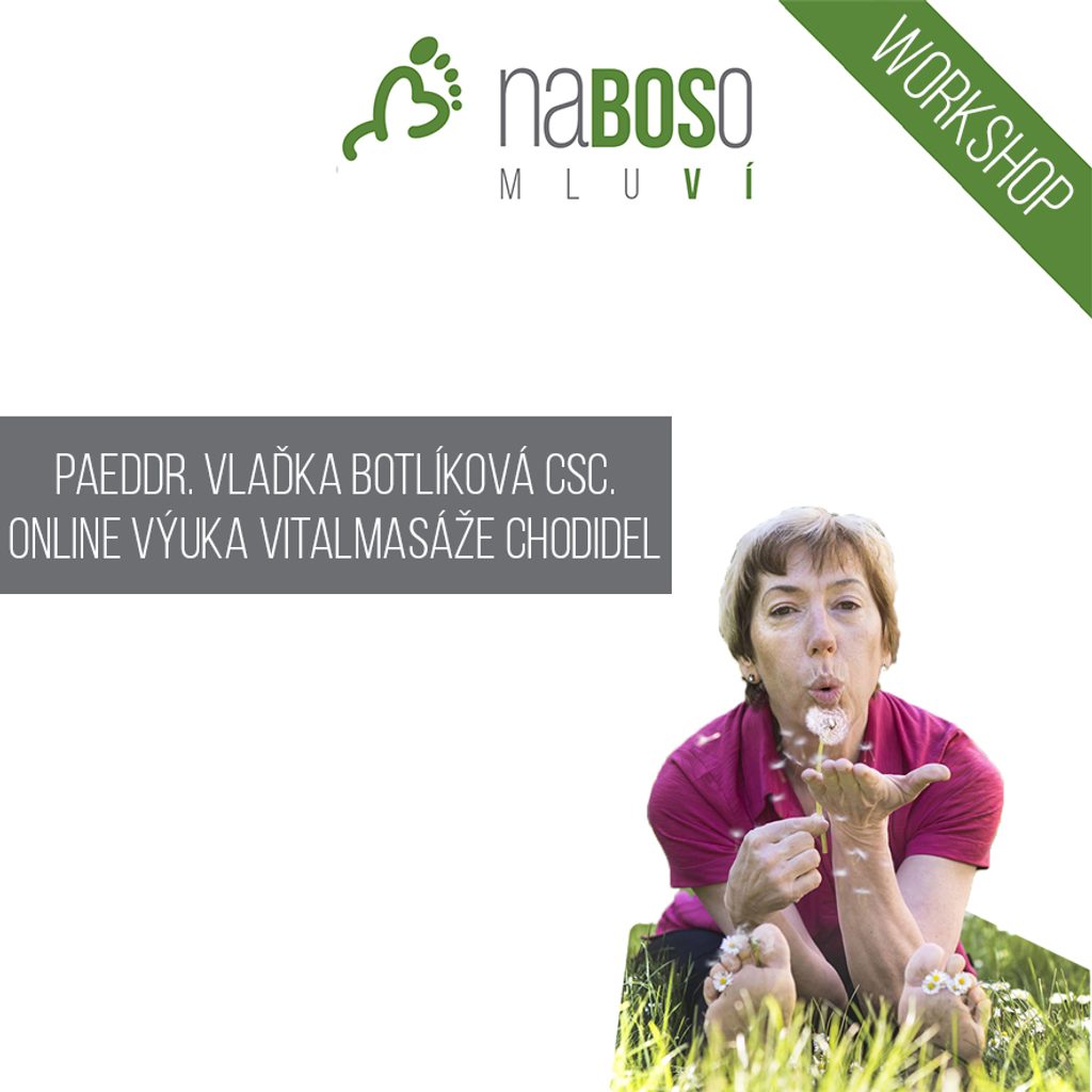 Výuka Vitalmasáže chodidel s lektorkou PaedDr. Vlaďkou Botlíkovou CSC.