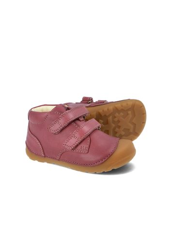 BUNDGAARD PETIT VELCRO Dark Rose WS | Dětské celoroční barefoot boty
