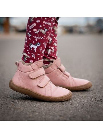 FRODDO KOTNÍČKOVÉ Zimní Pink | Dětské zimní zateplené barefoot boty 6