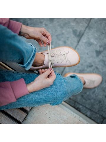 FRODDO TENISKY LEATHER LACES II Nude | Dámské barefoot tenisky