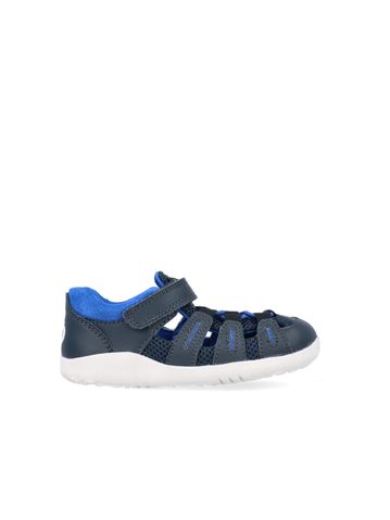 BOBUX SUMMIT Navy + Snorkel Blue | Dětské barefoot sandály