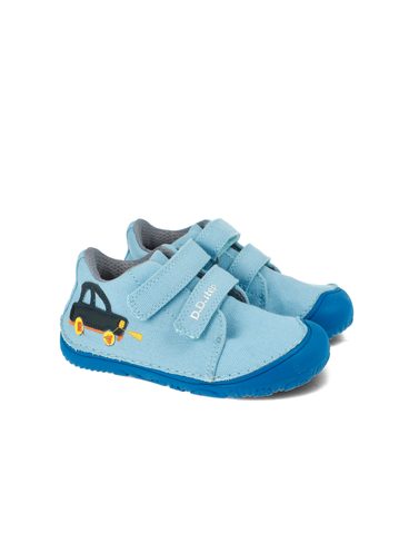 D.D.STEP C073-41900A PLÁTĚNÉ TENISKY Sky Blue | Dětské barefoot tenisky