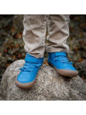 AYLLA BAREFOOT TIKSI Kids Blue | Celoroční barefoot boty 5