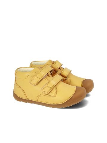 BUNDGAARD PETIT VELCRO Mustard WS | Dětské celoroční barefoot boty