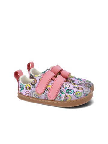 PEGRES TENISKY BF57U DONUT Pink | Dětské barefoot tenisky