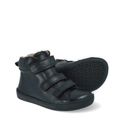 CRAVE SNOWFIELD Black | Dětské zimní zateplené barefoot boty 64