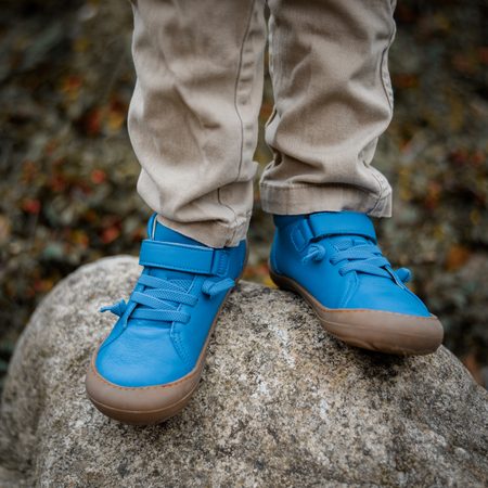 AYLLA BAREFOOT TIKSI Kids Blue | Celoroční barefoot boty 5
