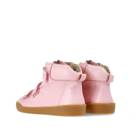 CRAVE SNOWFIELD Pink | Dětské zimní zateplené barefoot boty 5