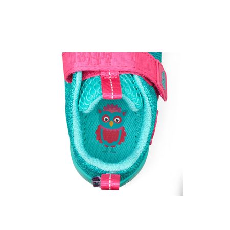 AFFENZAHN SNEAKER KNIT HAPPY OWL Turquoise 9