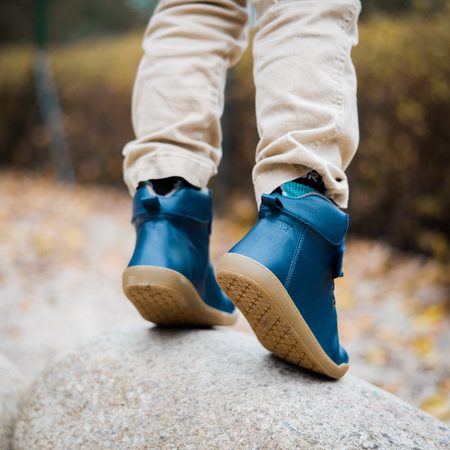 CRAVE WINFIELD Dark Blue | Dětské zimní zateplené barefoot boty 9