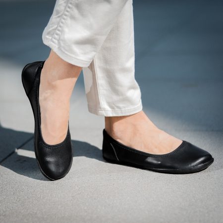 Groundies Lily 2.0 Women Black | Dámské barefoot baleríny