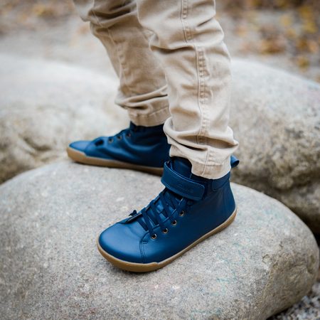 CRAVE WINFIELD Dark Blue | Dětské zimní zateplené barefoot boty 8