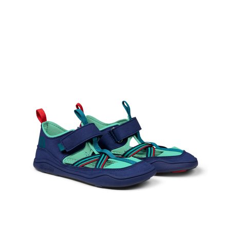 AFFENZAHN SANDAL VEGAN BREEZE CREATIVE OCTOPUS Blue | Dětské barefoot sandály 3