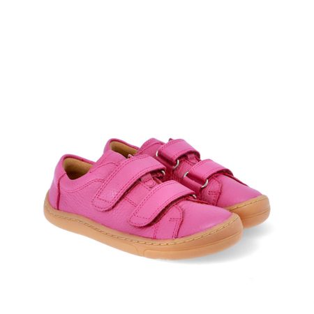 FRODDO TENISKY LEATHER D-VELCRO Fuxia 6