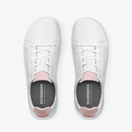 SKINNERS MOONWALKER Pink/White | Barefoot tenisky
