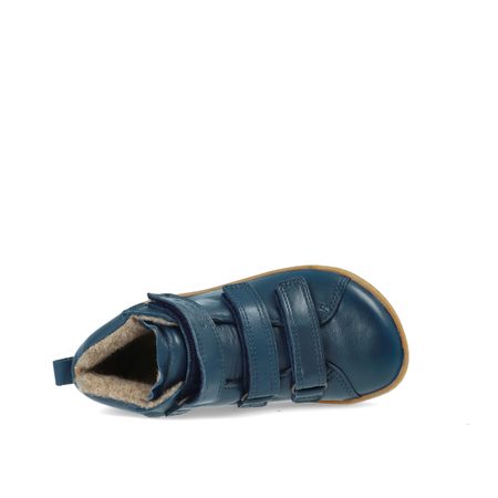 CRAVE SNOWFIELD Dark Blue | Dětské zimní zateplené barefoot boty 4