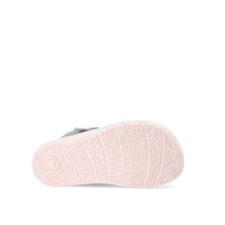 BABY BARE FEBO WINTER Grey Pink Asfaltico | Dětské zimní zateplené barefoot boty 22