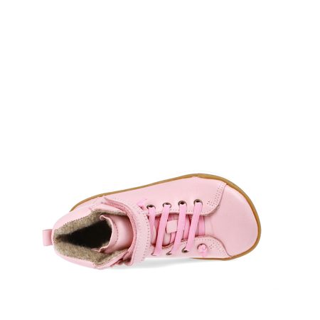 CRAVE WINFIELD Pink | Dětské zimní zateplené barefoot boty 4