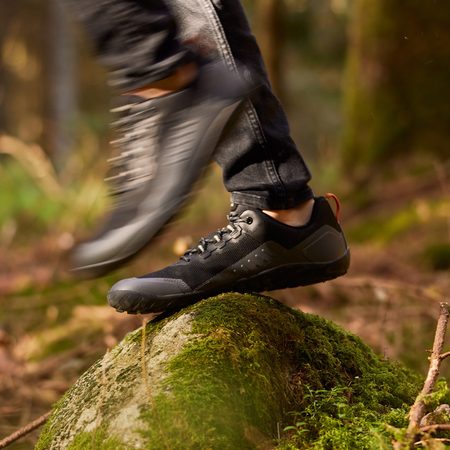 GROUNDIES ALL TERRAIN LOW WATERPROOF Black | Barefoot outdoorové boty