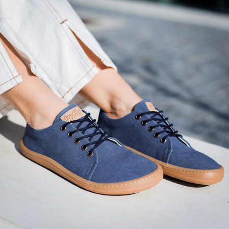 FRODDO SNEAKER VEGAN LACES II Blue | Barefoot tenisky