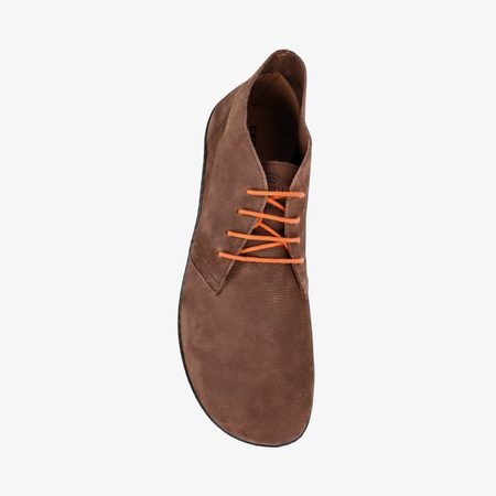 GROUNDIES MILANO Soft Men Dark Brown | Pánské barefoot kotníkové boty