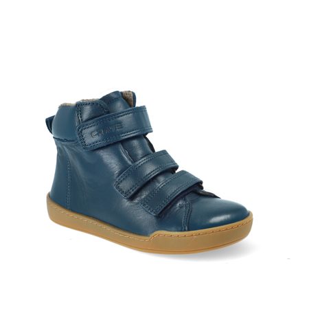 CRAVE SNOWFIELD Dark Blue | Dětské zimní zateplené barefoot boty 36