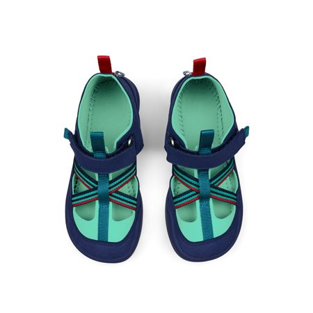 AFFENZAHN SANDAL VEGAN BREEZE CREATIVE OCTOPUS Blue | Dětské barefoot sandály 5