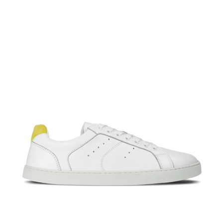 GROUNDIES UNIVERSE White/Yellow/Beige | Barefoot tenisky