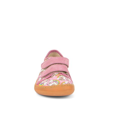FRODDO SNEAKER CANVAS White/Pink | Dětské barefoot tenisky