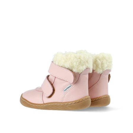 PEGRES ZIMNÍ SKINNY SBF42 Růžová | Dětské zimní zateplené barefoot boty 5