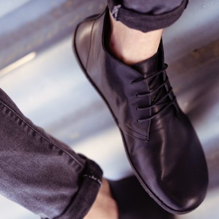 GROUNDIES MILANO Black | Kotníkové barefoot boty 5